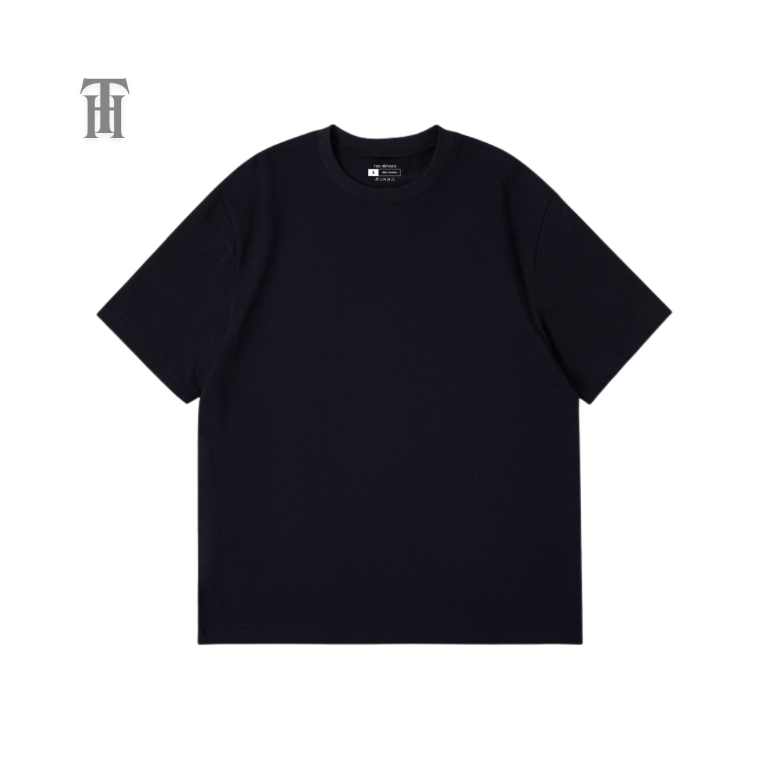 Plain Loose Fit T-Shirt - Black